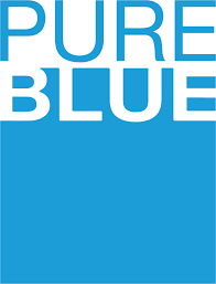pure blue waterl ogo