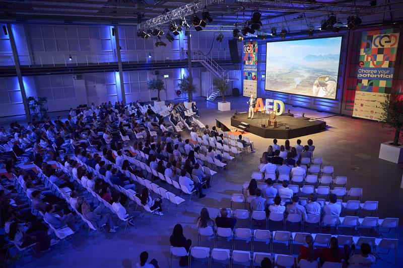 A keynote speaker at All Energy Day 2025 
