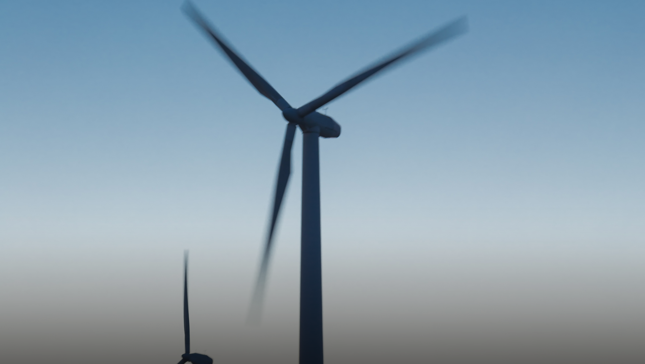Background wind turbine