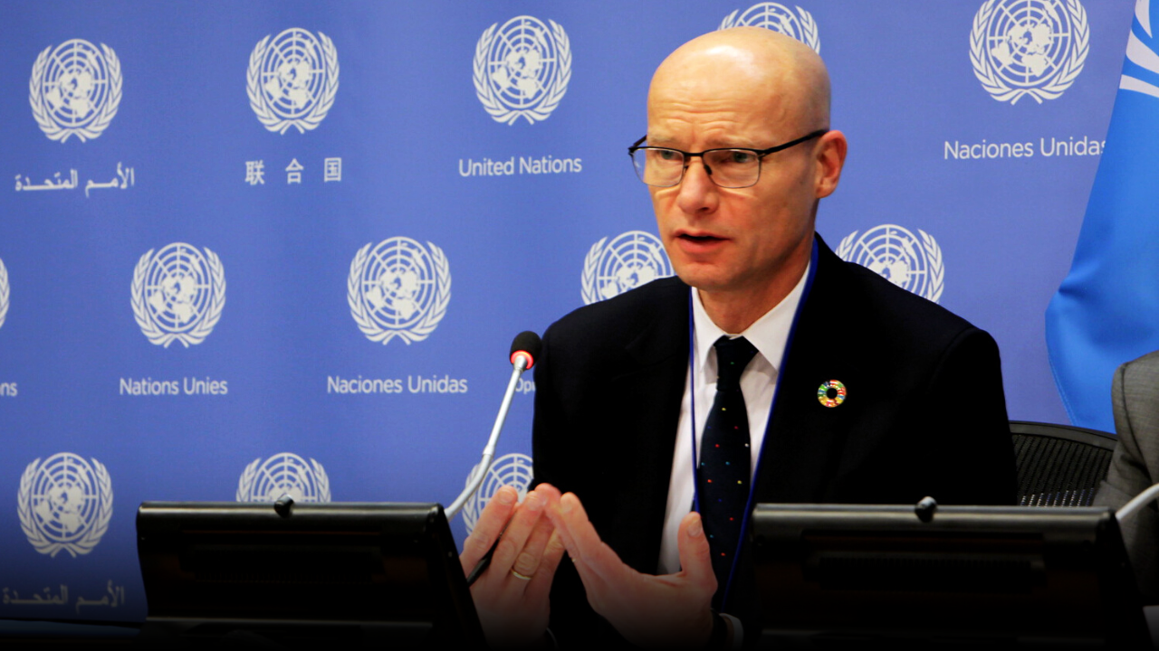 Henk Ovink at UN Water Conference media briefing Photo: UN