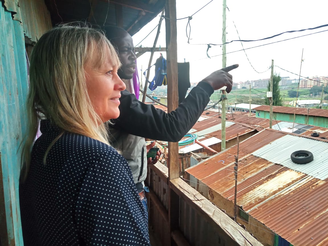 Dr Katrine Soma in Kibera