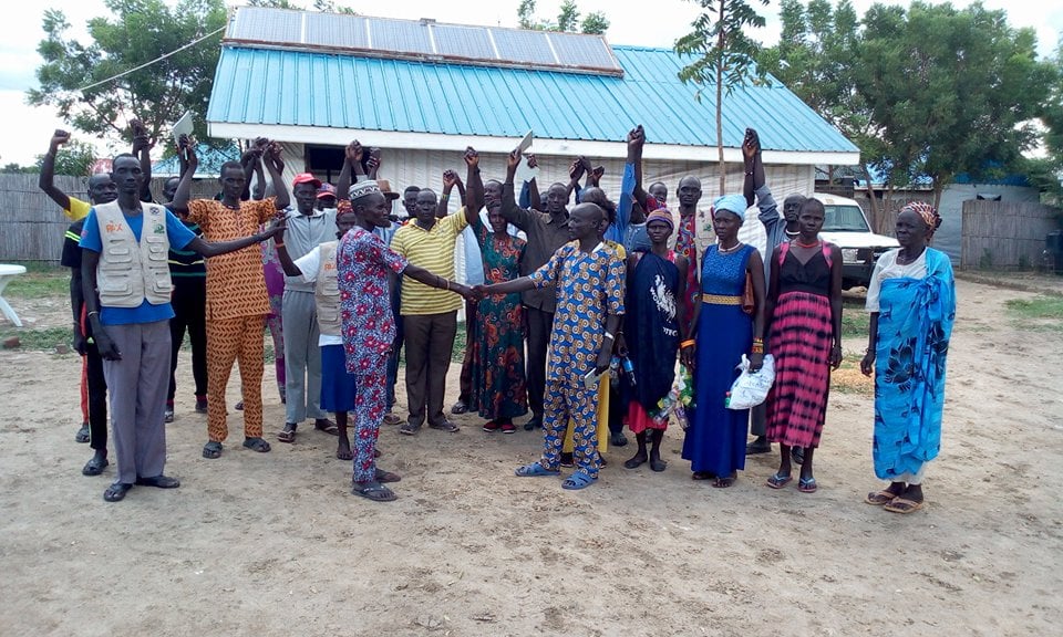 Reconciliation meeting in Pachar village led by AMA South Sudan
