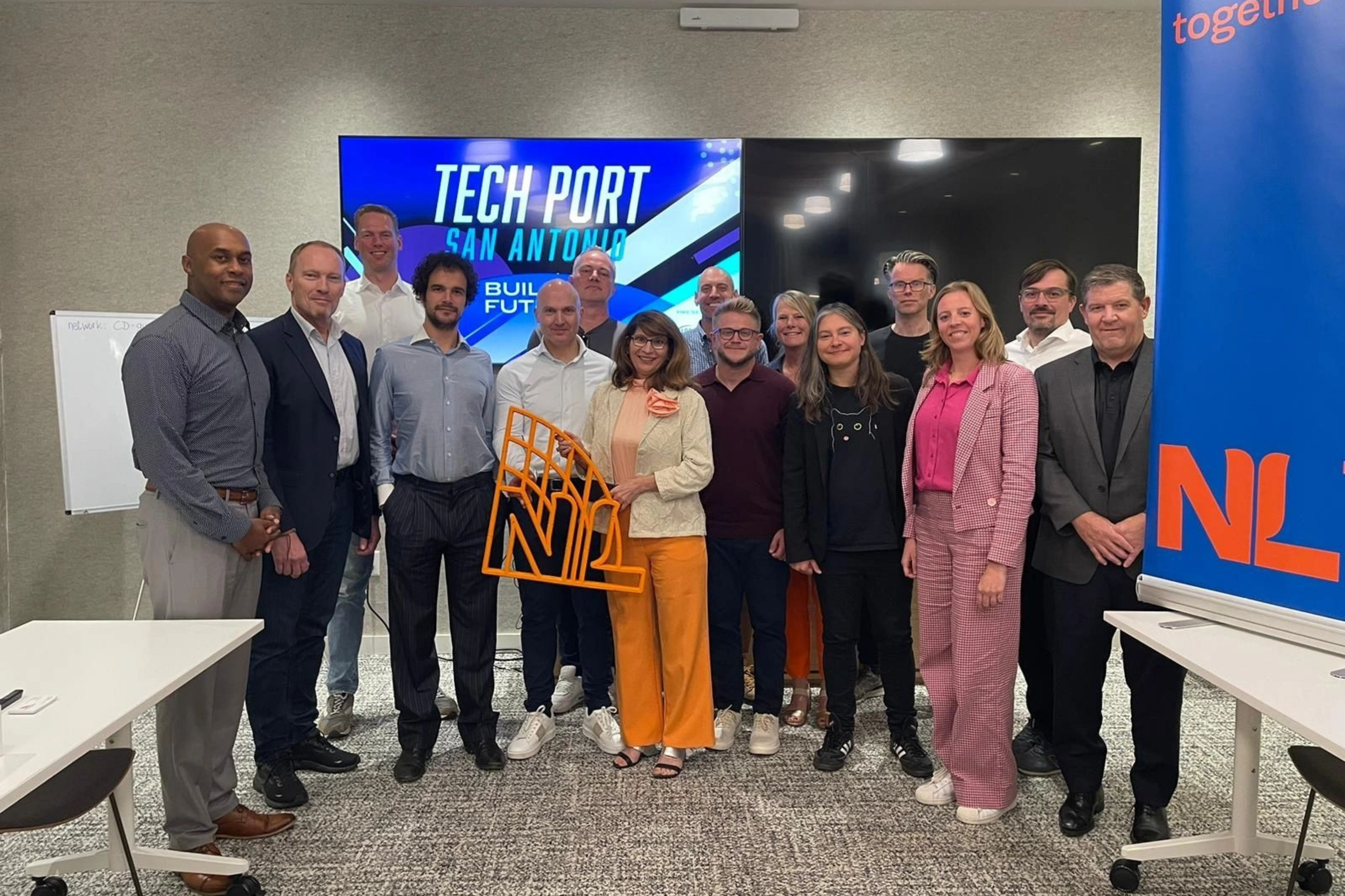 Group photo of Dutch mission participants to Georgia and Texas 2024
