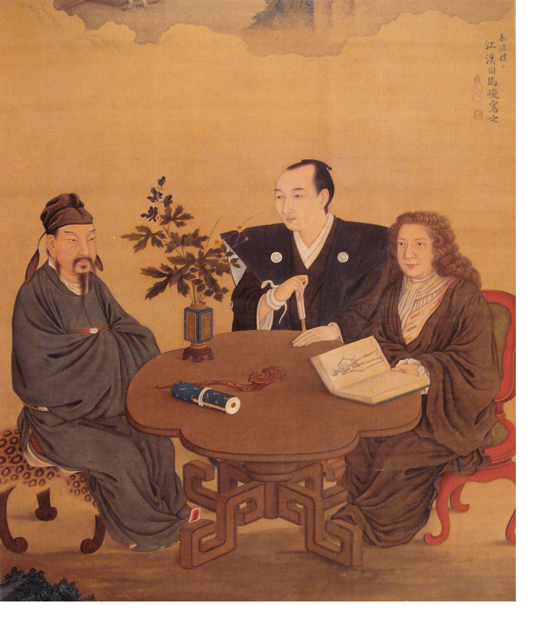 A meeting of Japan, China, and the West late 18th Century