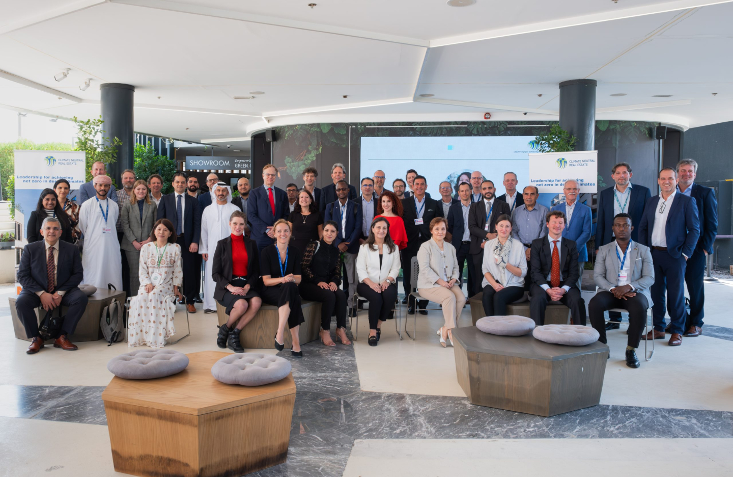 cluster partners take a group picture