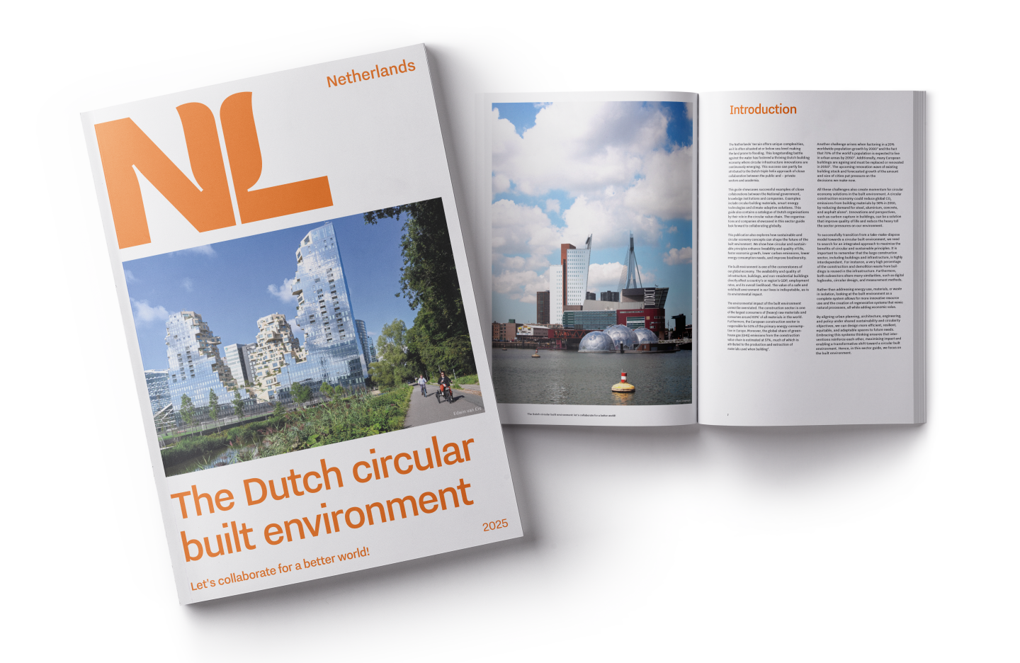 Circular building guide mockup