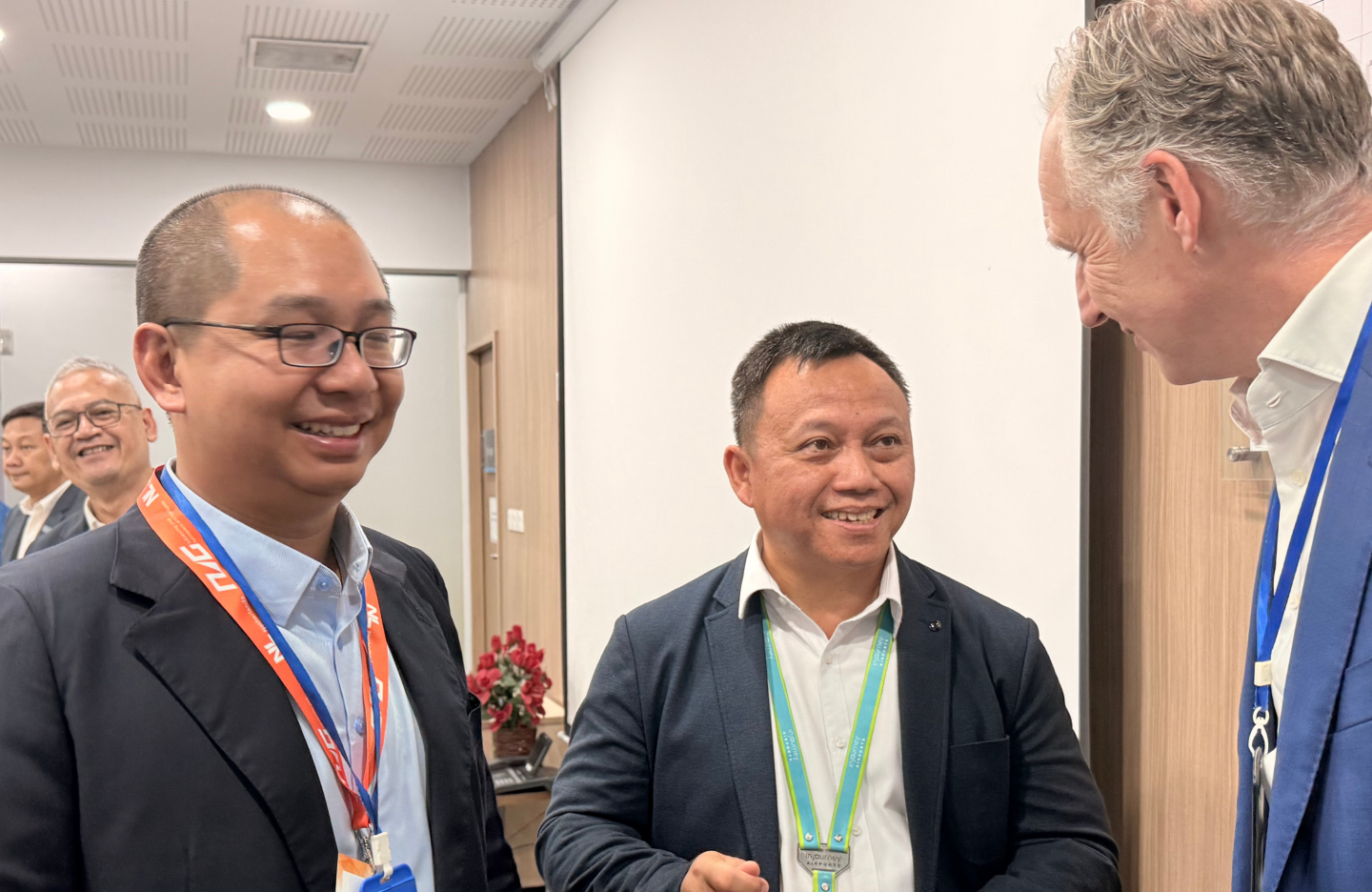 Networking with Indonesian counterparts during mission PIB SADI to Indonesia