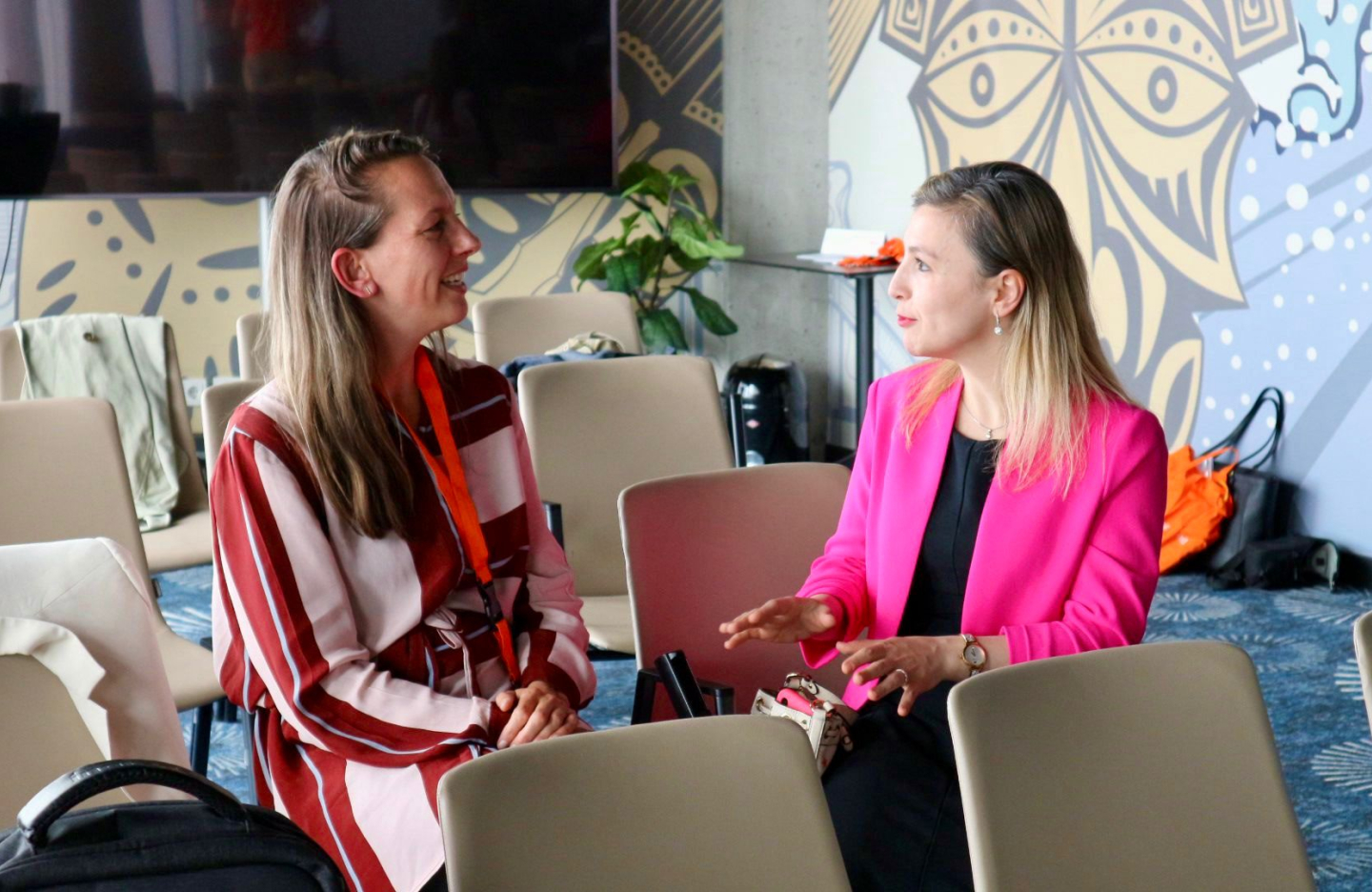 Linda van der Horst with participant