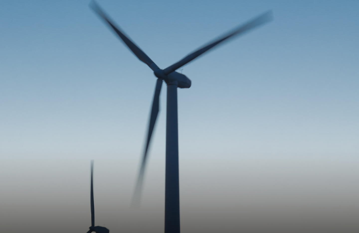 Background wind turbine