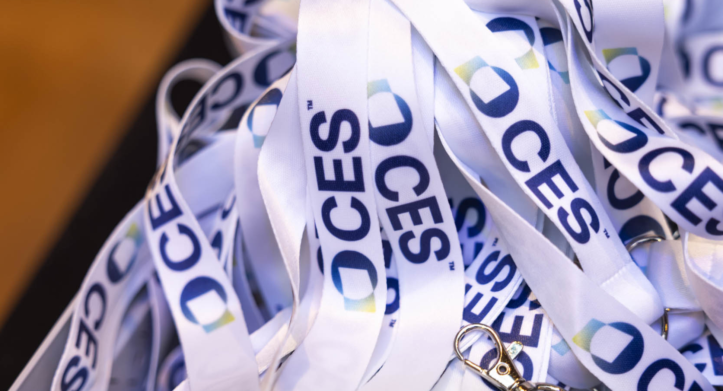 ces key chains staand