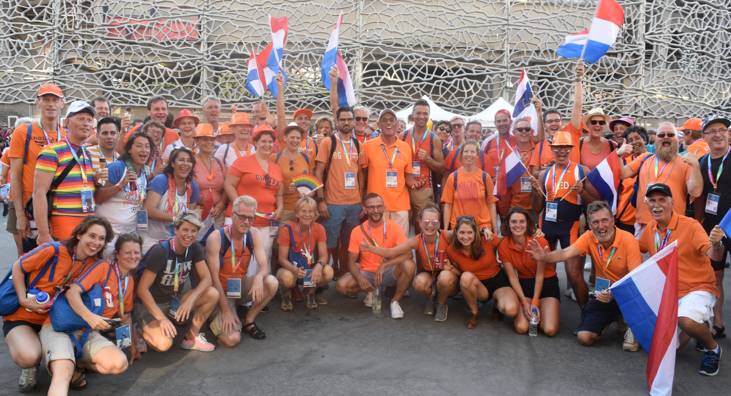 Gay Games delegation Paris 2018