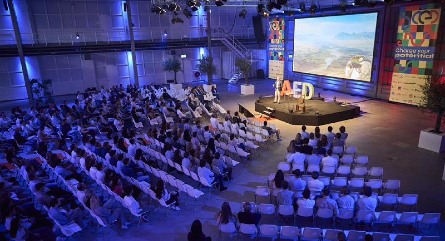 A keynote speaker at All Energy Day 2025