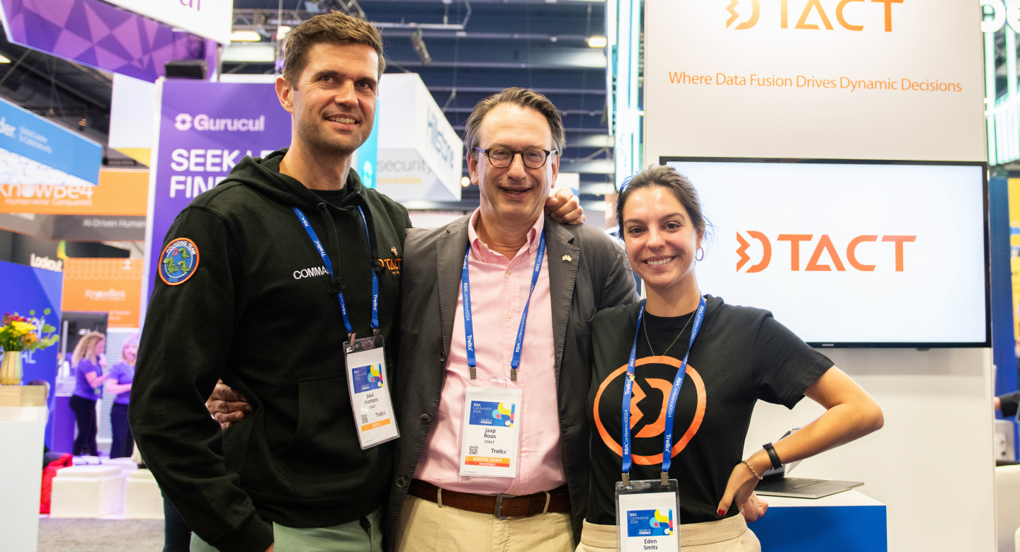 DTACT at their booth at the RSAC 2024