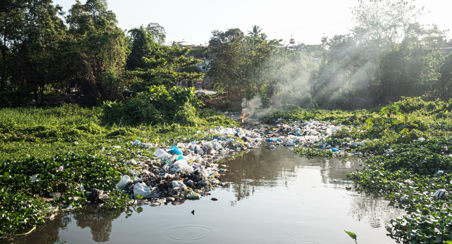 Waterway cleanup day