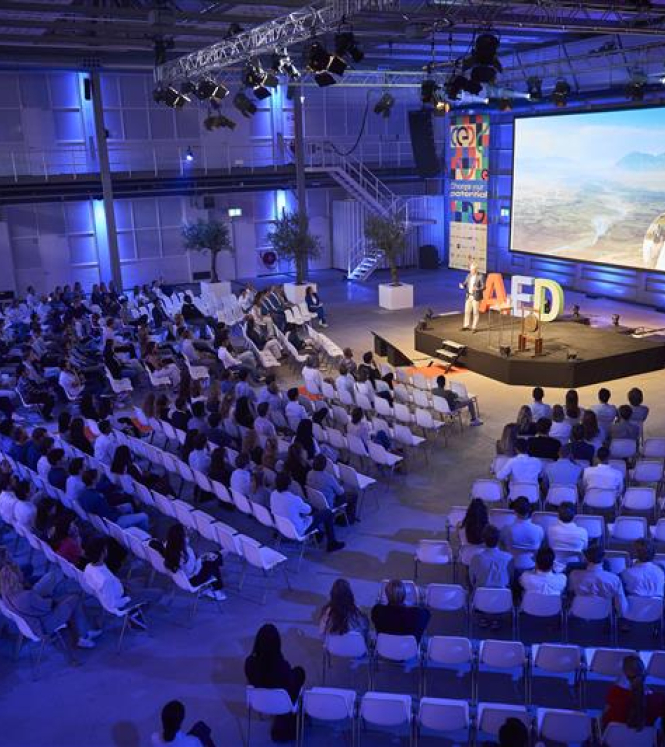 A keynote speaker at All Energy Day 2025 