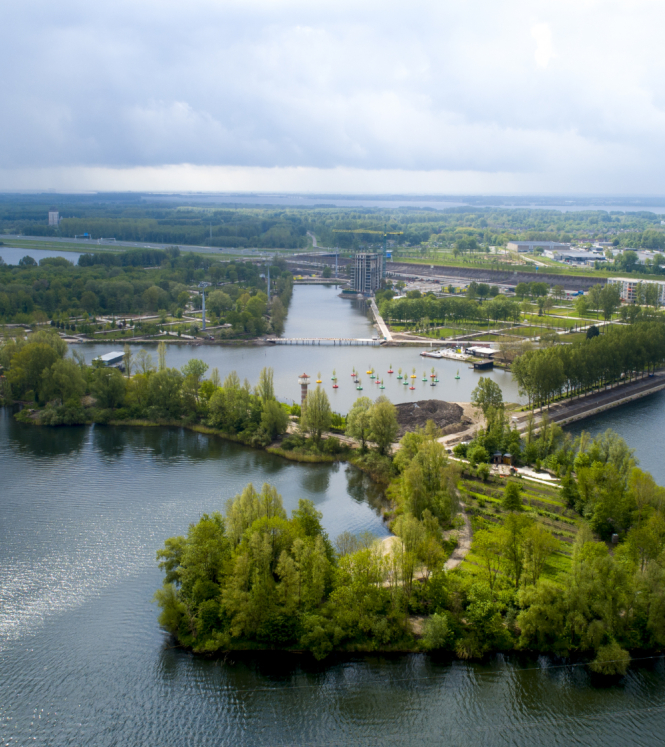 Youssef Biada drone Utopia Eiland Flevoland