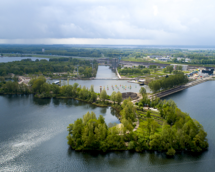 Youssef Biada drone Utopia Eiland Flevoland