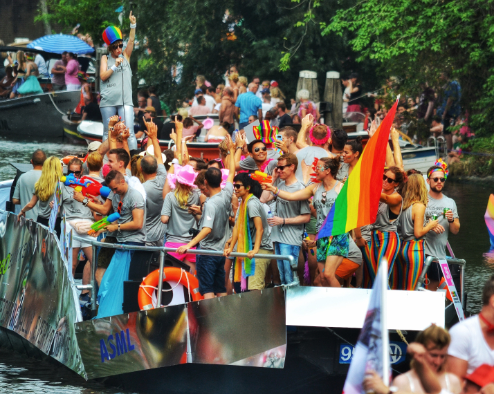 Canal Pride Photo: Anna Biasoli via Unsplash 