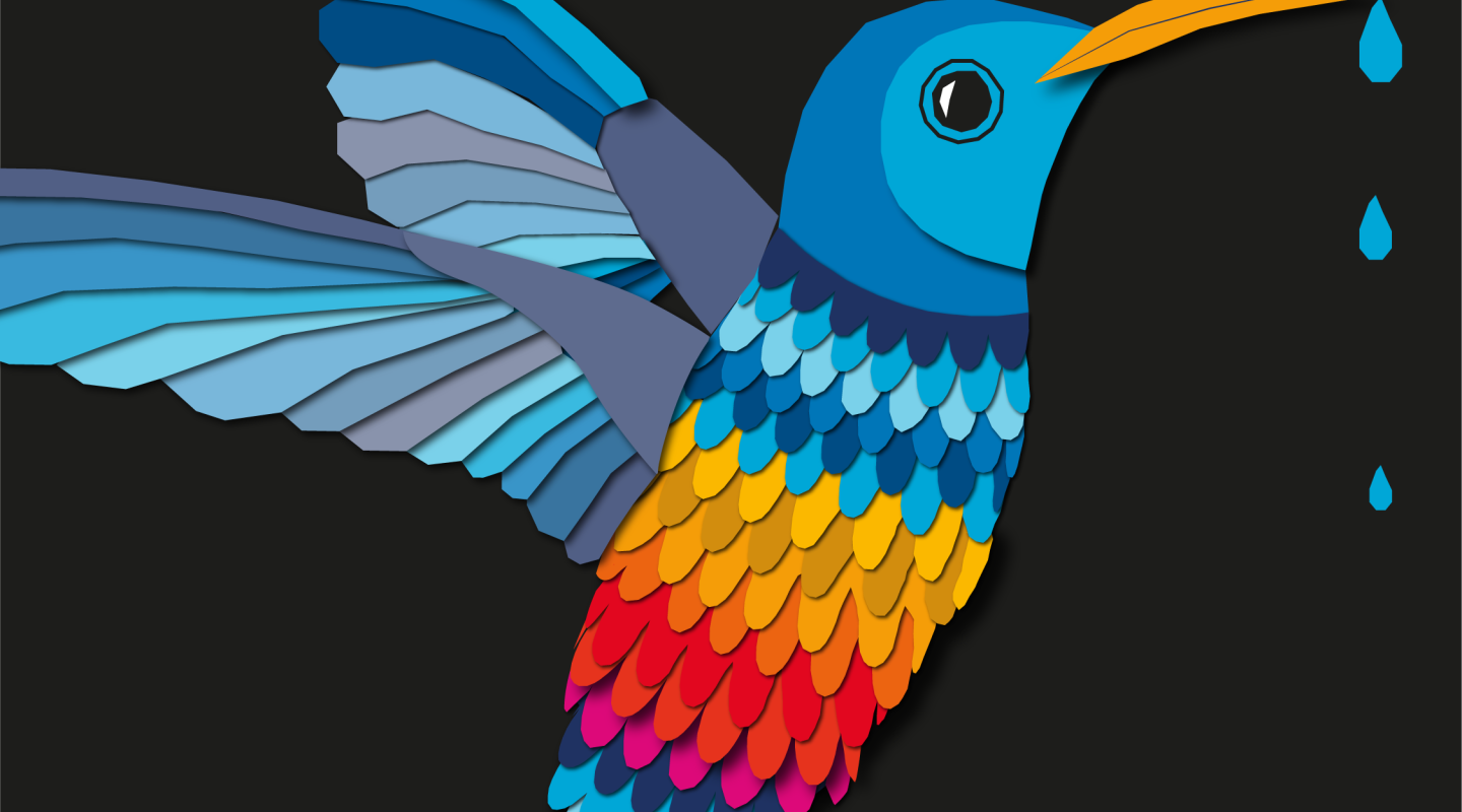 UN 2023 Water Conference hummingbird logo 
