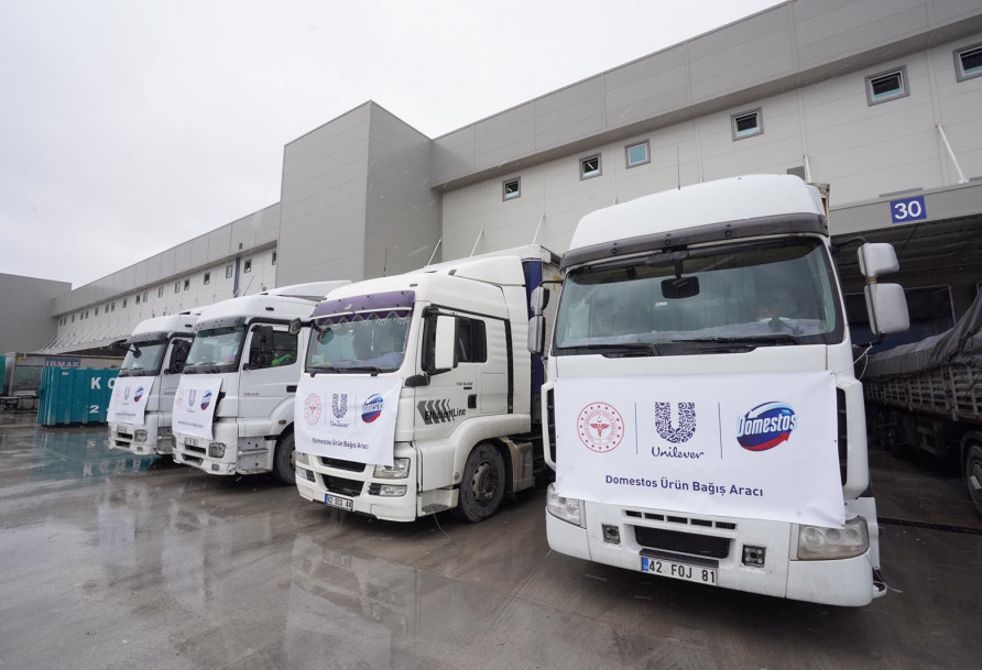 Lorries ready to dispatch soap to fight COVID-19
