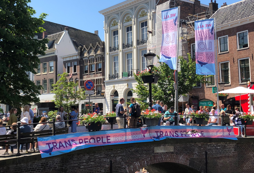 Trans flags in Utrecht
