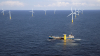 Ship in windpark